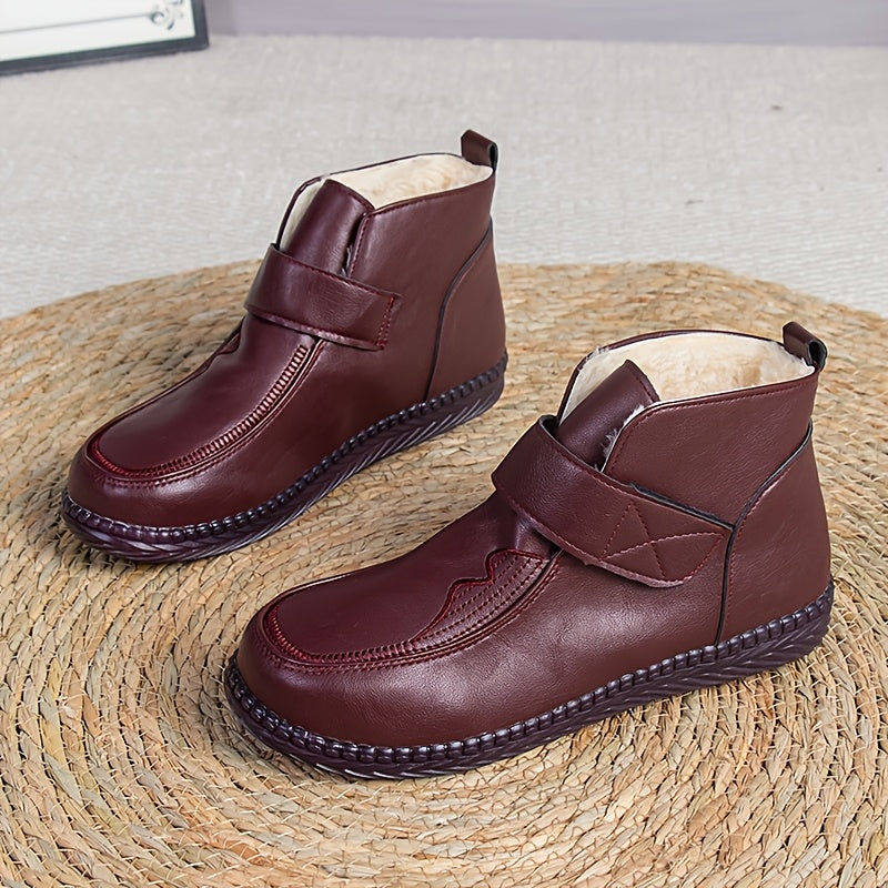 Botines con velcro