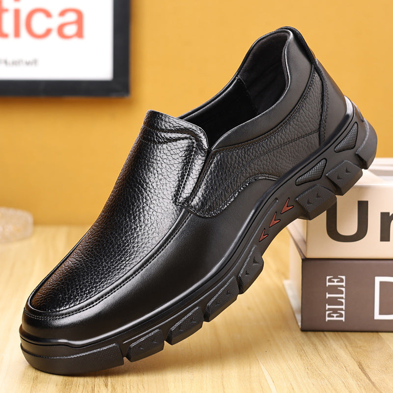 Zapatos de negocios elegantes suela gruesa