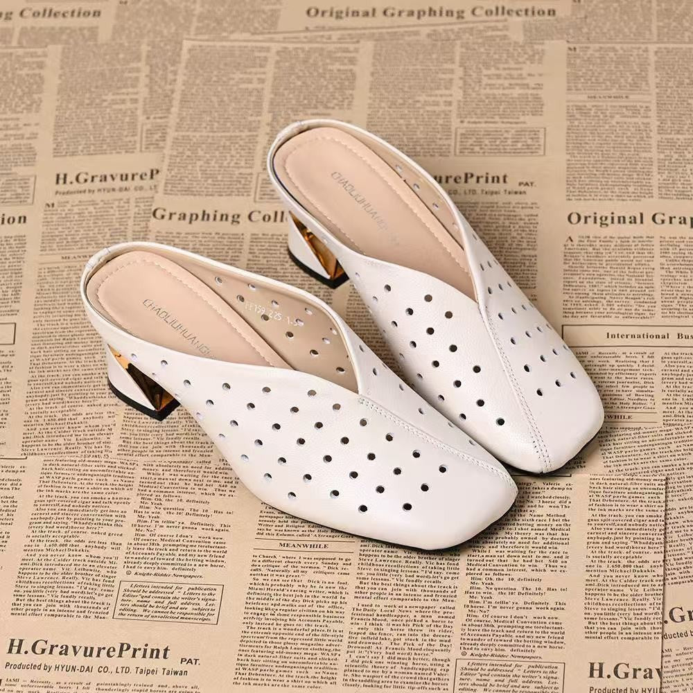 Sandalias chic de piel suave