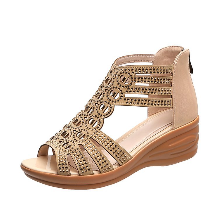 Sandalias ortopédicas retro de punta abierta
