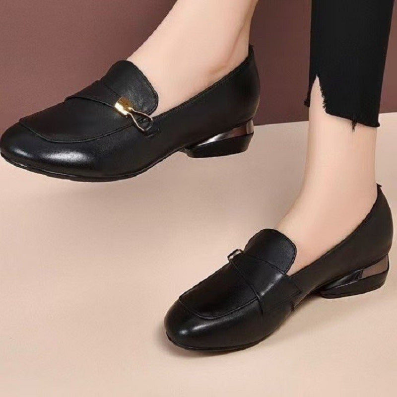 Zapatos de Piel Suave con Ajuste Cómodo