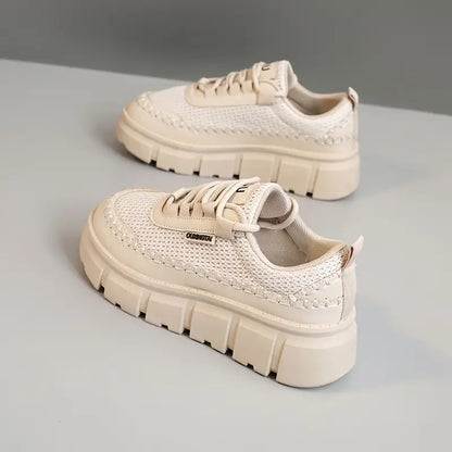2026 Zapatos casuales de suela gruesa y caña baja