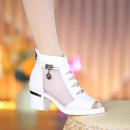 Nuevas sandalias de malla (tacones altos)