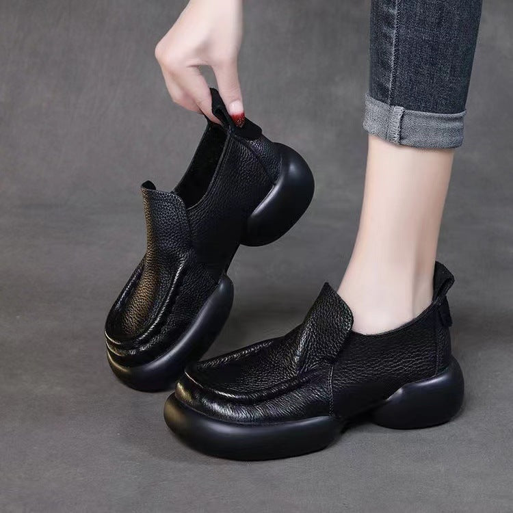 Mocasines de cuero