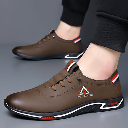 Zapatos casuales de cuero para hombre