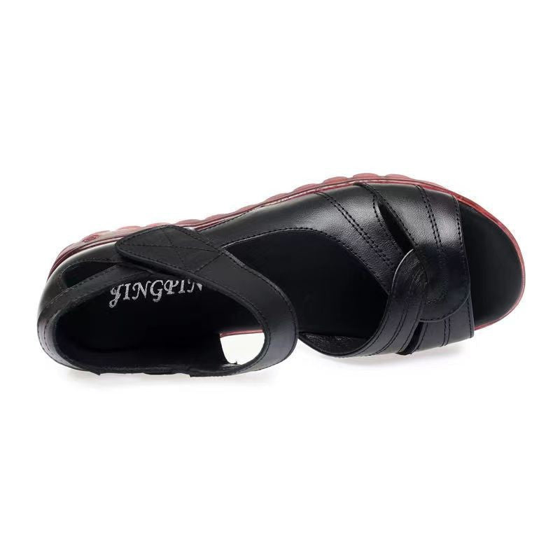 Nuevas sandalias con velcro 2025