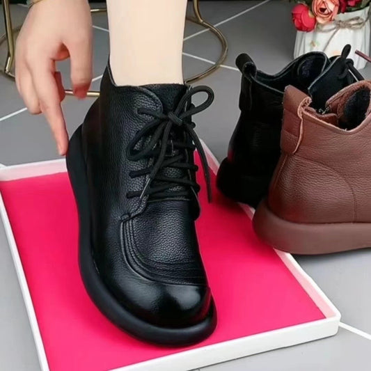 2025 botas cortas de cuero nuevas