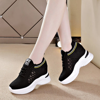 Zapatos deportivos casuales con aumento de altura