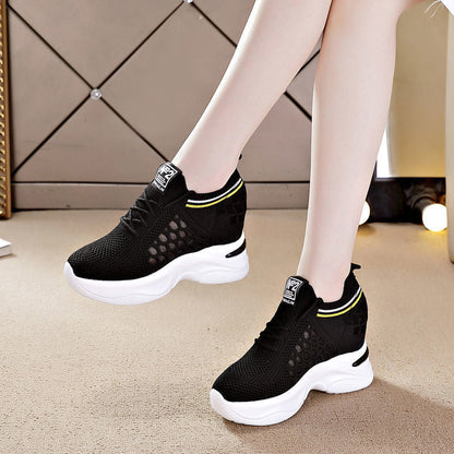 Zapatos deportivos casuales con aumento de altura
