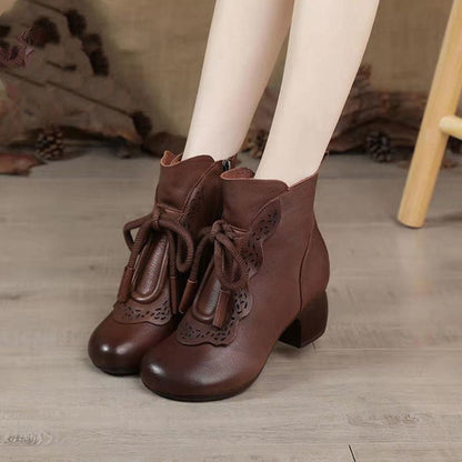 Botas de mamá con punta redonda