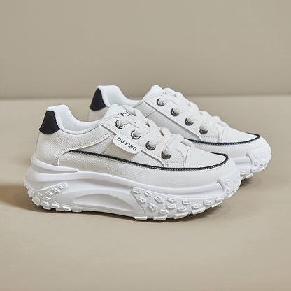 zapatos blancos estilo coreano