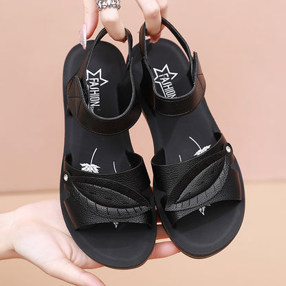 Sandalias planas de abuelita