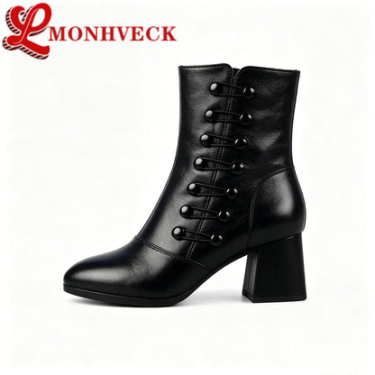 Botines de cuero