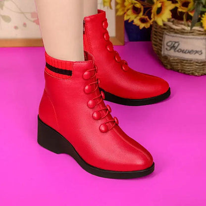 botas de lana con suela suave