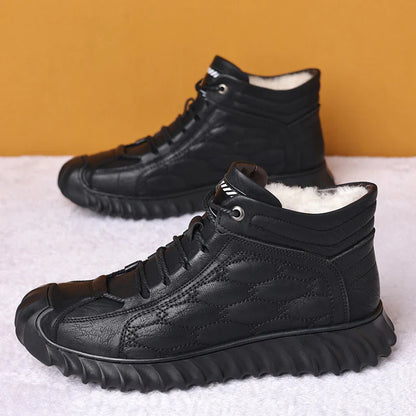 zapatos de lana de algodón para hombre