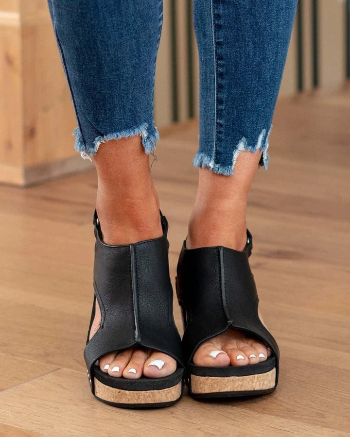 🔥Modelos más vendidos en 2024🔥Sandalias ortopédicas con altura de cuero para mujer