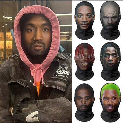 máscara de parodia de cosplay (máscara facial 3D)