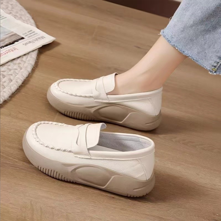 Mocasines de Piel Cómodos para Mujer