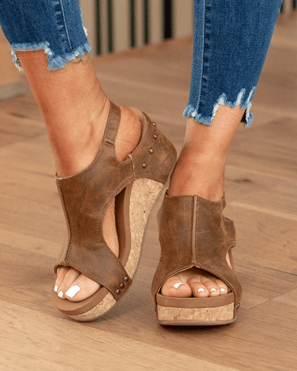 🔥Modelos más vendidos en 2024🔥Sandalias ortopédicas con altura de cuero para mujer
