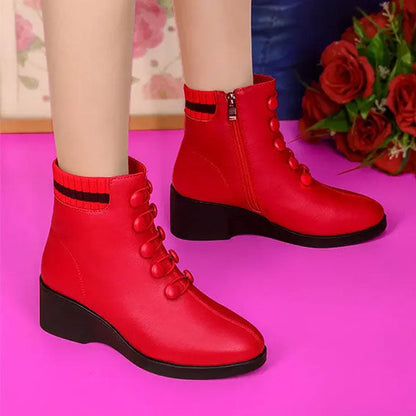botas de lana con suela suave
