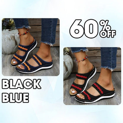 🔥50 % DE DESCUENTO🔥 Sandalias ortopédicas de cuero con soporte para el arco