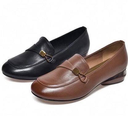2026 nuevos zapatos planos de cuero suave