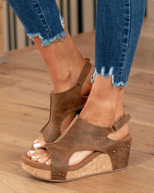 🔥Modelos más vendidos en 2024🔥Sandalias ortopédicas con altura de cuero para mujer