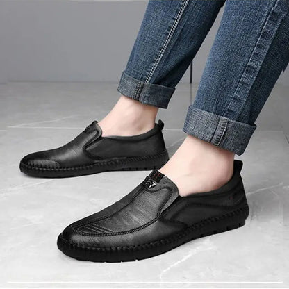 🔥Zapatos casuales de cuero genuino para hombres