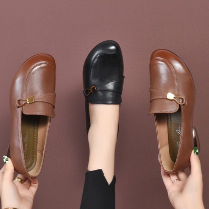 Zapatos de Piel Suave con Ajuste Cómodo