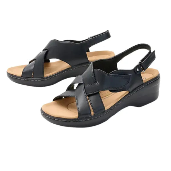 Sandalias planas ortopédicas cómodas para mujer