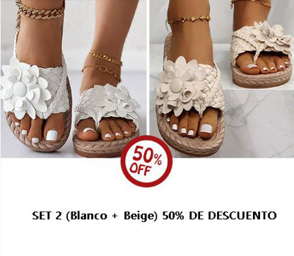 🔥Último día 50% de descuento 🔥Zapatillas ortopédicas de flores