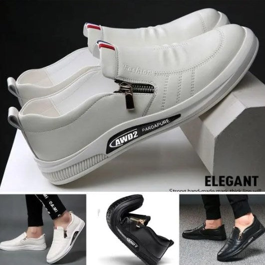 😎 2024 nuevos zapatos informales de negocios con suela blanda para hombres