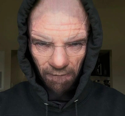 máscara de parodia de cosplay (máscara facial 3D)