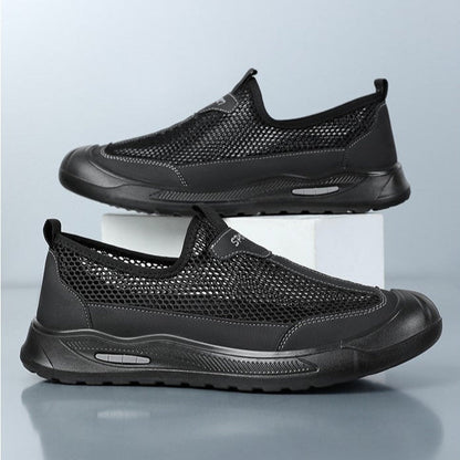 Zapatos de malla transpirables de verano para hombre.