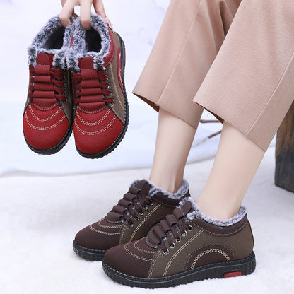 Zapatos de algodón para mujeres (costura semicircular)