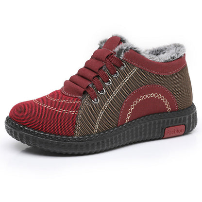 Zapatos de algodón para mujeres (costura semicircular)
