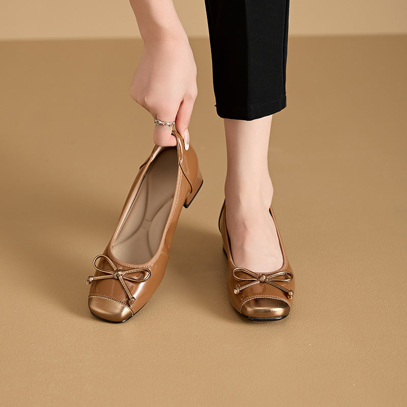 Zapatos Mary Jane de piel de cordero