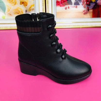 botas de lana con suela suave