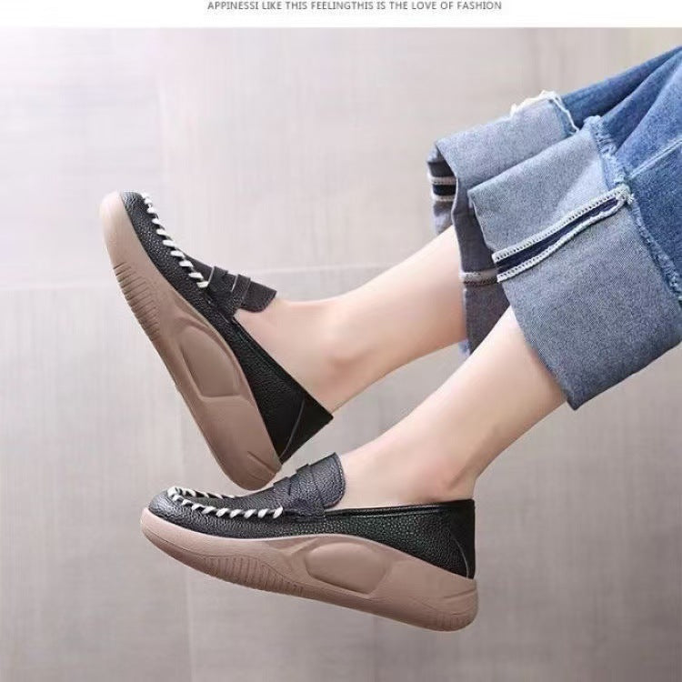 Mocasines de Piel Cómodos para Mujer