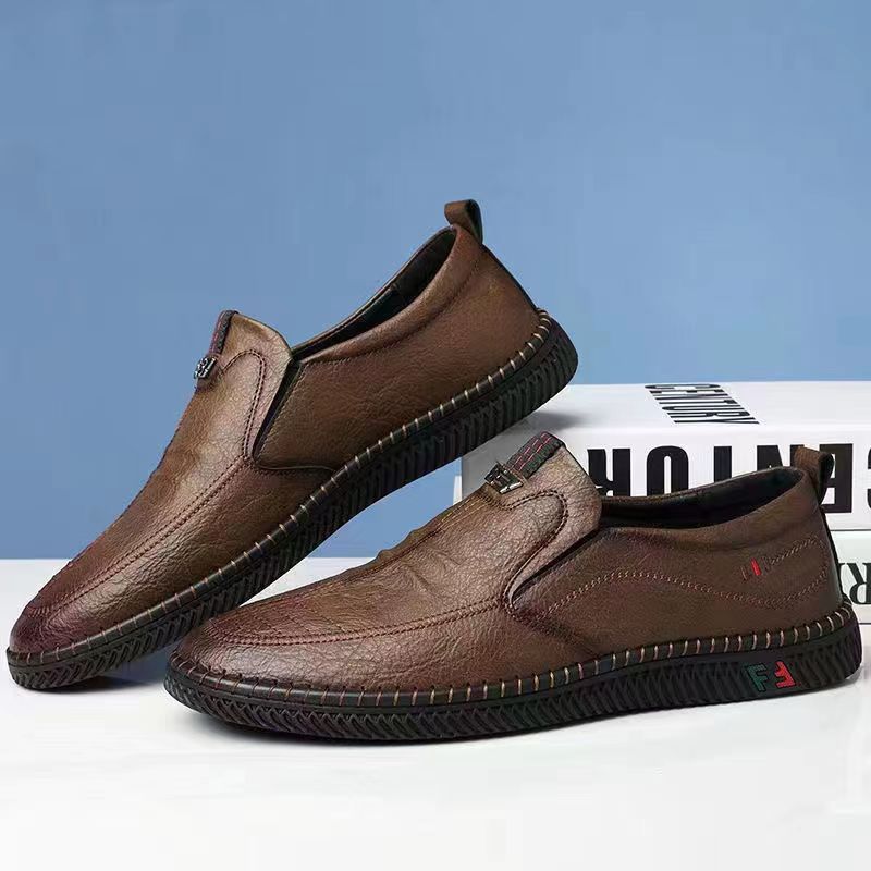 🔥Zapatos casuales de cuero genuino para hombres