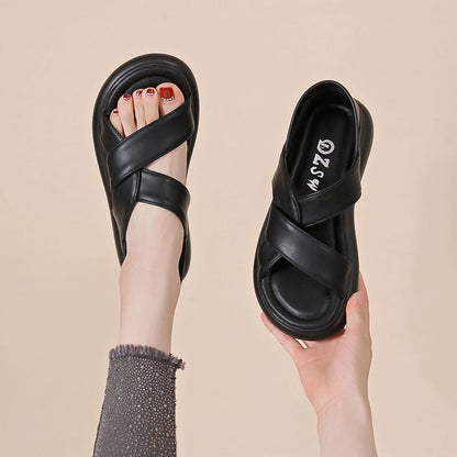 Sandalias de piel con suela suave（副本）