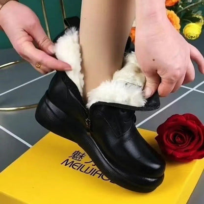 Botas martin de piel suave para mujer