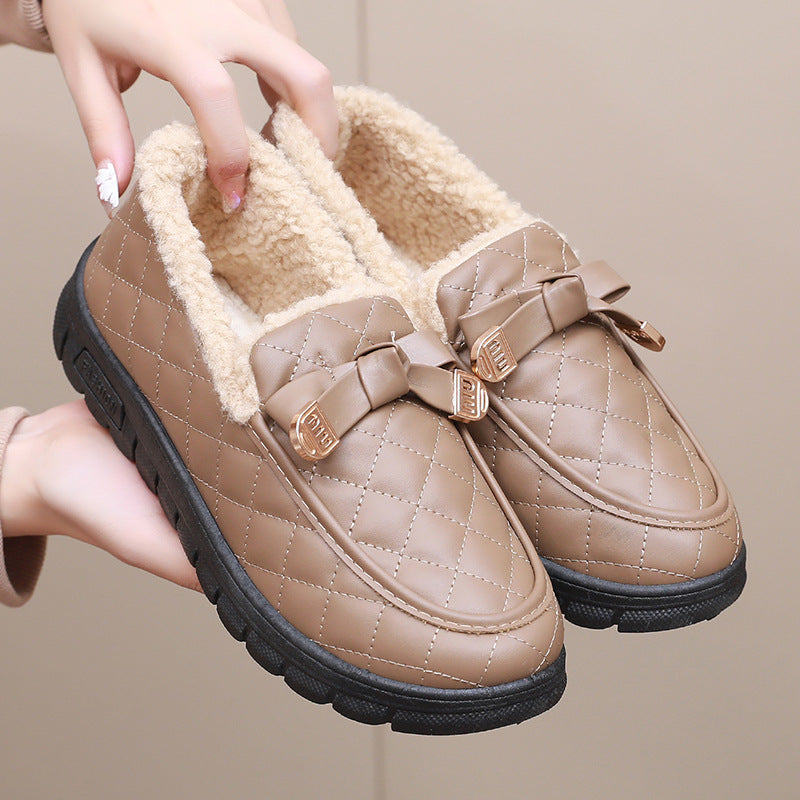 Mocasines de Mujer con Forro Cálido