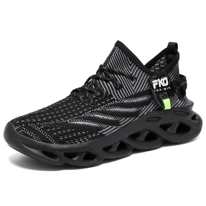 Tenis hombre flyknit, suela ligera antideslizante