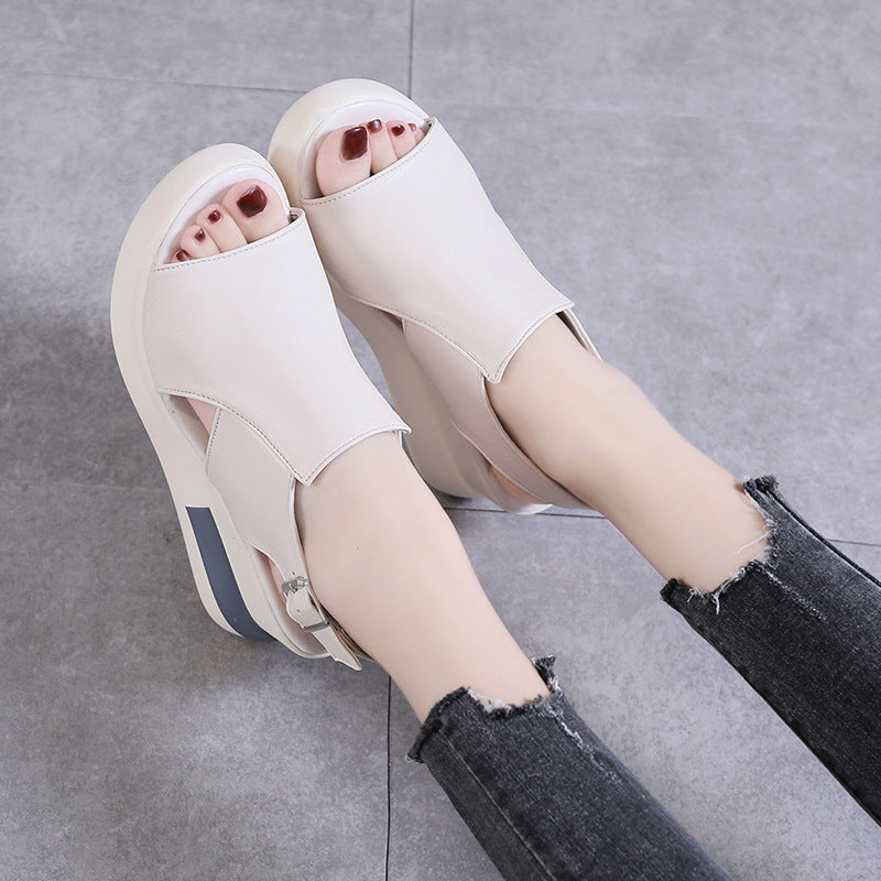 Sandalias ortopédicas de cuero