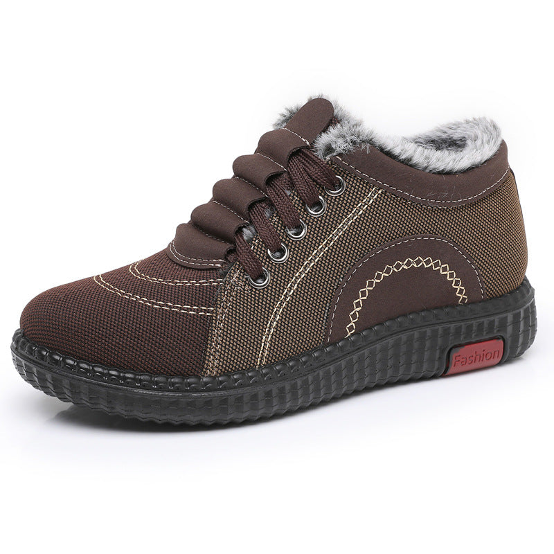 Zapatos de algodón para mujeres (costura semicircular)