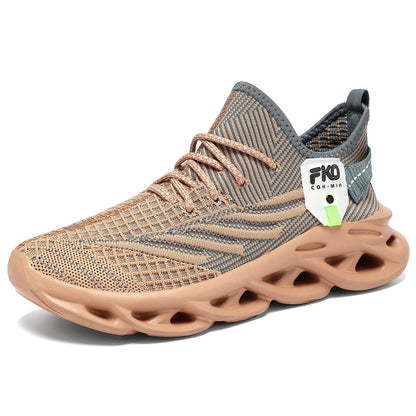 Tenis hombre flyknit, suela ligera antideslizante