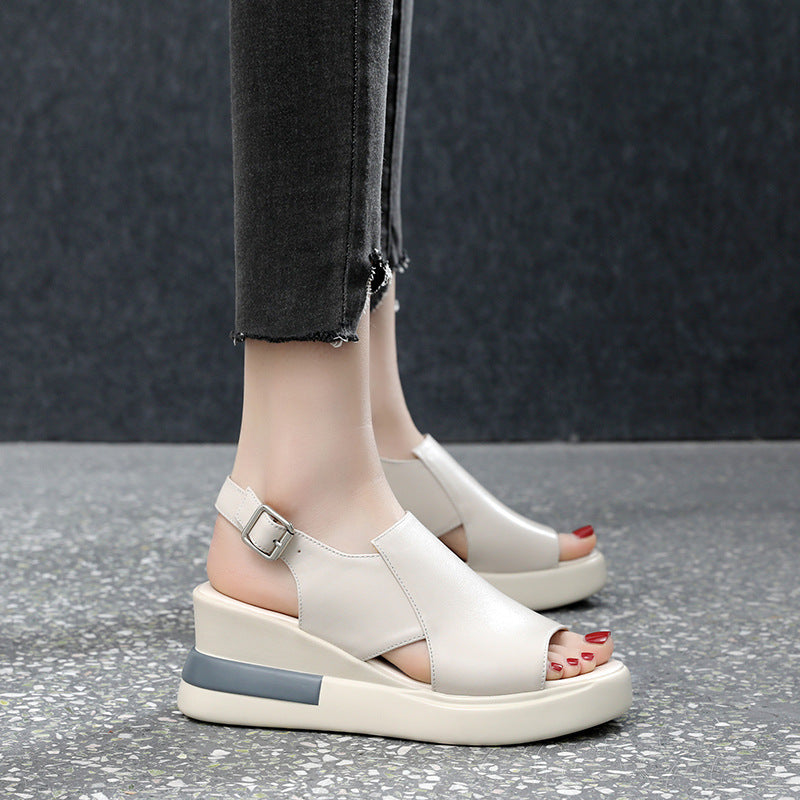Sandalias ortopédicas de cuero