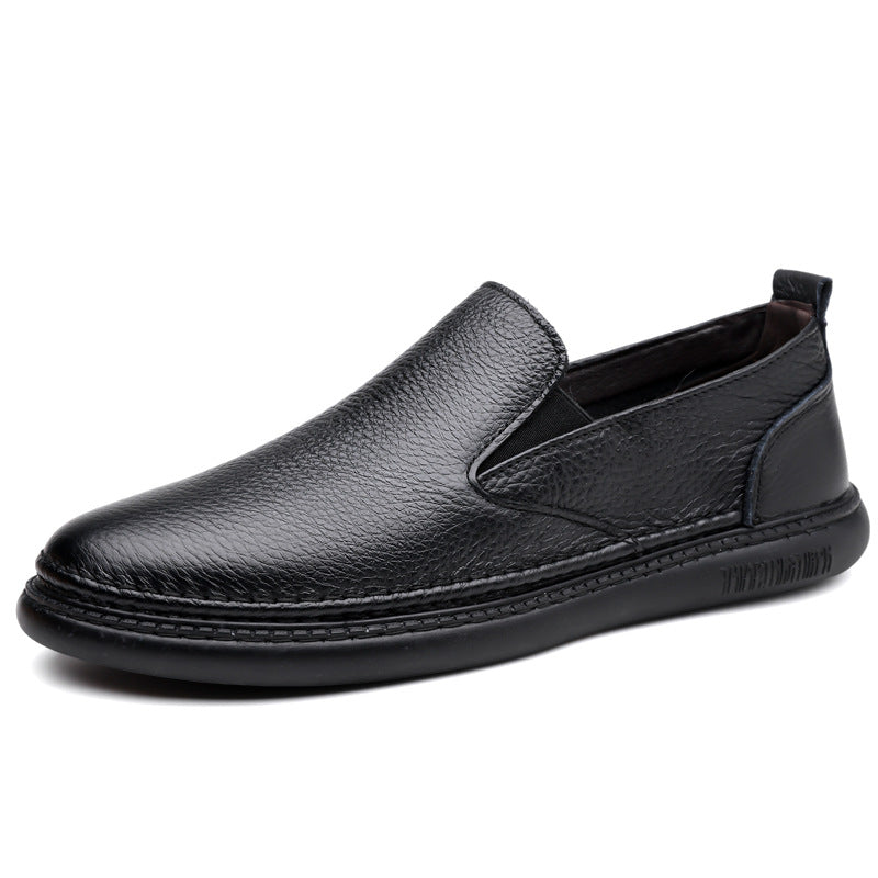 Zapatos de piel de vacuno de grano superior para hombre