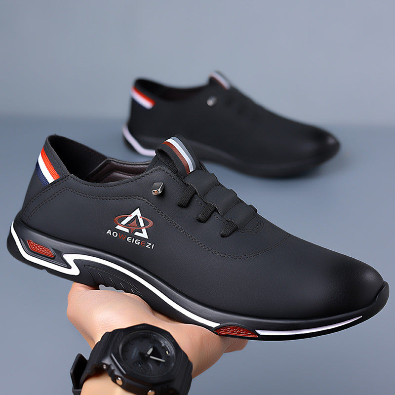 Zapatos casuales de cuero para hombre